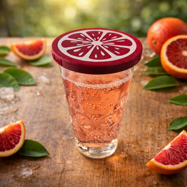 Dubbe-Deckel "Blutorange"